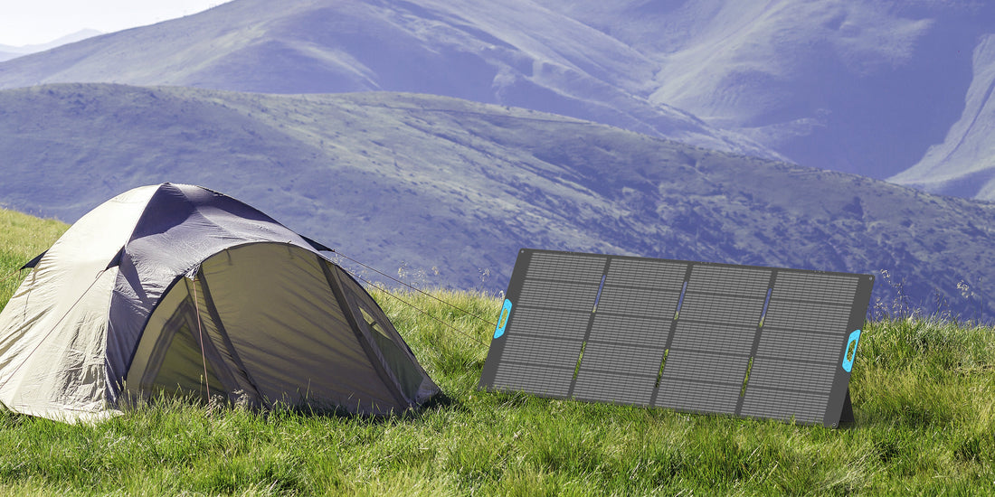 How to Use a Portable Solar Panel for Camping Power